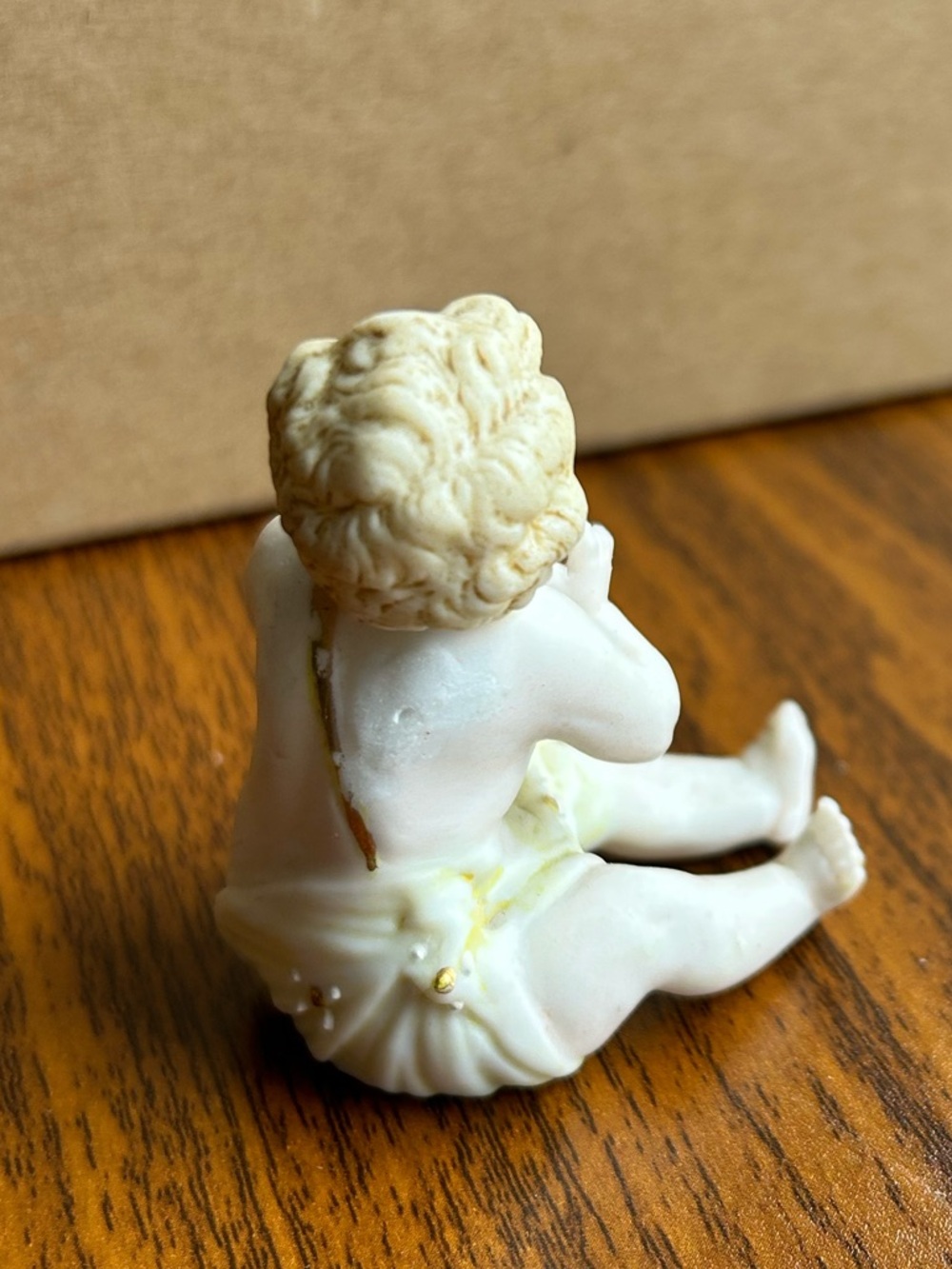 Vintage Cherub Figurines Lot Bisque Porcelain Angels Set - Picture 9 of 14